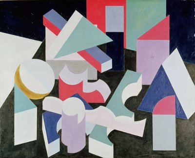 Kompozisyon, c.1923-26 (tuval üzerine yağlı boya ve pastel boya) by Patrick Henry Bruce