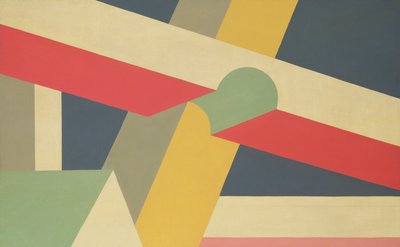 Enine Kirişler, 1928-32 (tuval üzerine yağlı boya kalem) by Patrick Henry Bruce