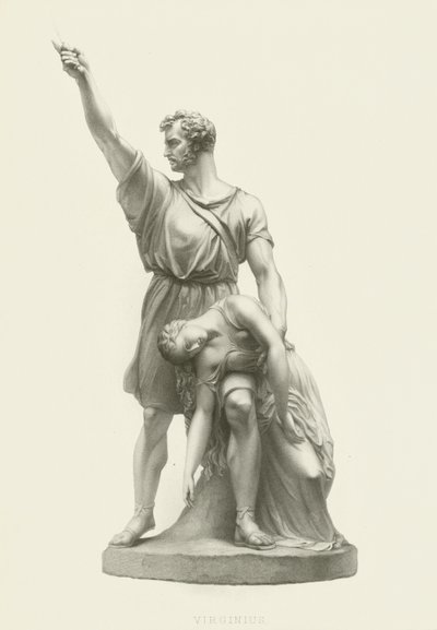 Virginius ve kızı by Patrick MacDowell