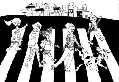 Şehir, 2020 (Kağıt üzerine mürekkep) by Patrizia La Porta