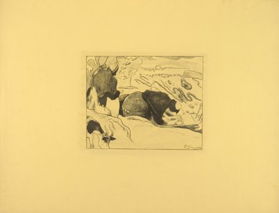 Çamaşırcılar by Paul Gauguin