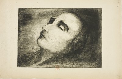 Vincent van Gogh ölüm döşeğinde by Paul (1828 1909) Gachet