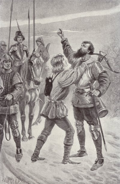 Charles Reade (lito) tarafından Manastır ve Ocak için İllüstrasyon by Paul (after) Hardy