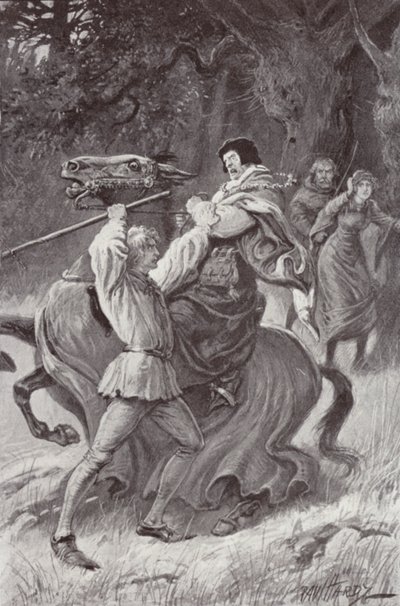 Charles Reade (lito) tarafından Manastır ve Ocak için İllüstrasyon by Paul (after) Hardy
