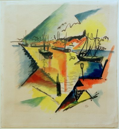Rheinischer Industriehafen by Paul Adolf Seehaus