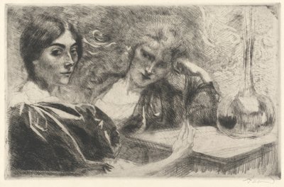 Morfin Bağımlıları Morphinomanes, 1887. by Paul Albert Besnard