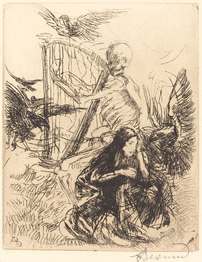 Müzisyen Müzisyen, 1900. by Paul Albert Besnard