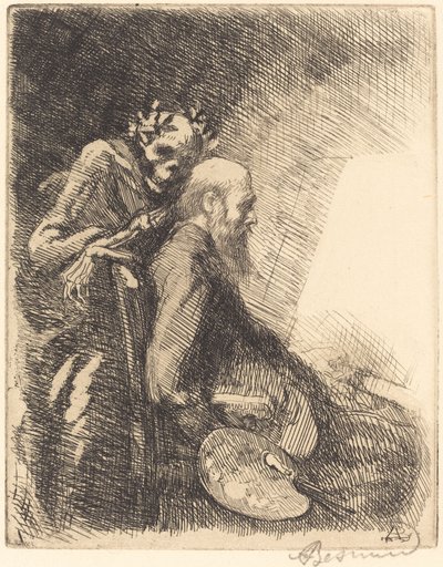 Çok talepkar, 1900. by Paul Albert Besnard
