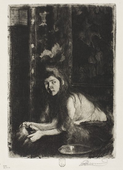 Vazolu Kadın, 1894 by Paul Albert Besnard