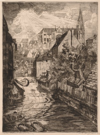 Chartres Katedrali, Chartres, Fransa by Paul B. Travis