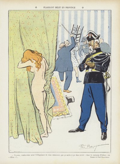 Le Rire için İllüstrasyon by Paul Balluriau
