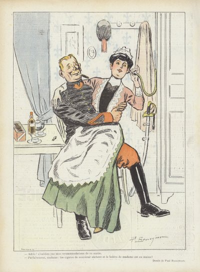 Le Rire için İllüstrasyon by Paul Balluriau