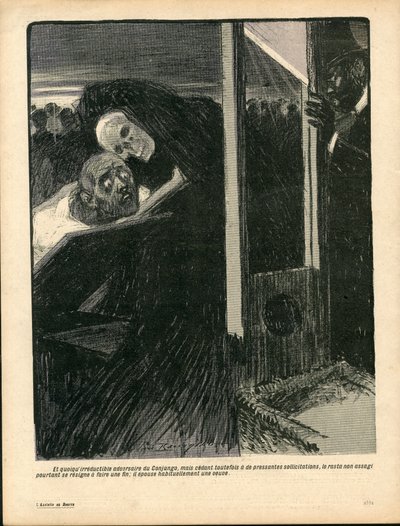 Tereyağı tabağı, satirik renkte by Paul Balluriau