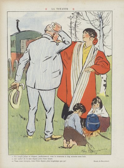 Kahin. Le Rire için İllüstrasyon by Paul Balluriau