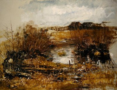 Söğüt Çalıları ile Su Deliği by Paul Baum