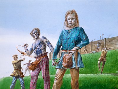 Demir Çağı kabile üyeleri, MÖ 5. yy, 1990-2010 dolayları by Paul Birkbeck