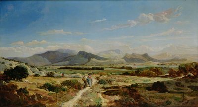 Allauch yakınlarındaki tepeler, 1862 by Paul Camille Guigou