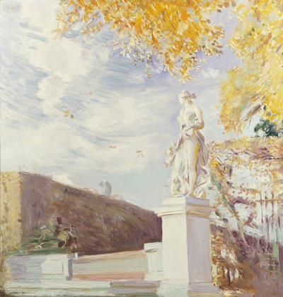 Versay Bahçesinde Bir Venüs Heykeli, 1896 by Paul Cesar Helleu