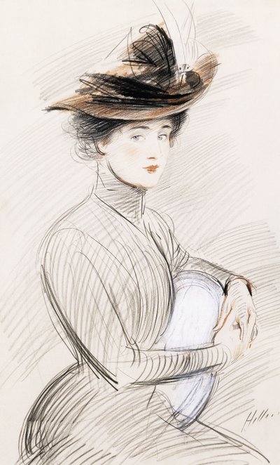 Zarif Bir Hanımefendi, by Paul Cesar Helleu