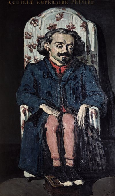 Achille Emperaire (1829-98) 1868 dolayları (tuval üzerine yağlı boya) by Paul Cézanne