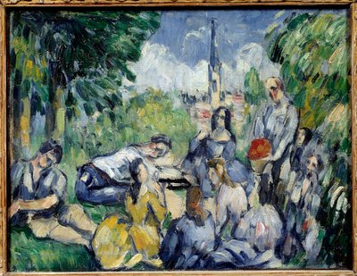 Çimlerde Kahvaltı Tablo Paul Cezanne (1839-1906) 1875 Güneş. 0,21x0,27 m Paris, Musee de l