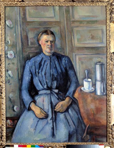 Kafeteryadaki Kadın Tablo Paul Cezanne (1839-1906) 1890 Güneş. 1.30 x 0.96 m Paris, Orsay Müzesi by Paul Cézanne