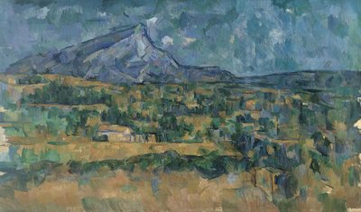Mont Sainte-Victoire, c.1902-06 (tuval üzerine yağlı boya) by Paul Cézanne