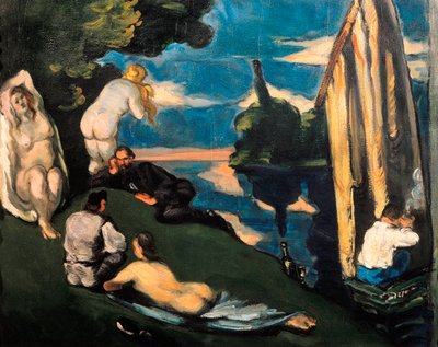 Pastoral veya İdil by Paul Cézanne
