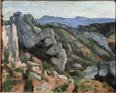 Estaque'deki Kayalar (tuval üzerine yağlı boya by Paul Cézanne