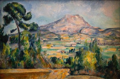 Sainte-Victoire Dağı 1890 (Tuval Üzerine Yağlıboya) by Paul Cézanne