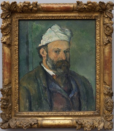 Otoportre. Paul Cezanne (1839-1906), 1880 civarında tuval üzerine yağlı boya tablo. Fransız Sanatı by Paul Cézanne