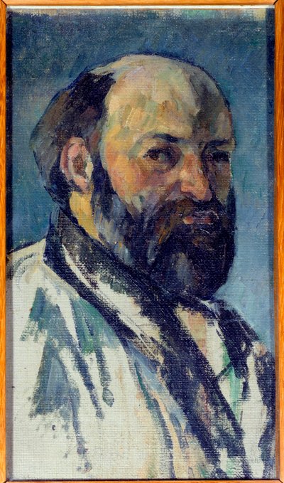Paul Cezanne (1839-1906) 1877 Sun tarafından Otoportre Resim. 0,25x0,14 m Paris, Musee d
