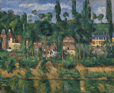 Chateau de Medan, 1880 dolayları (tuval üzerine yağlı boya) by Paul Cézanne