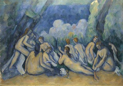 Büyük Yıkananlar, c.1900-05 (tuval üzerine yağlı boya) by Paul Cézanne