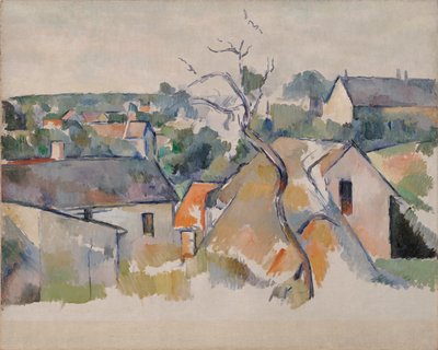 The Rooftops, 1898 dolayları (tuval üzerine yağlıboya) by Paul Cézanne