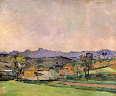 The Star Ridge with the King's Peak, 1878-79 dolayları (tuval üzerine yağlı boya) by Paul Cézanne