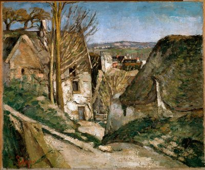 Asılan adamın evi (tuval üzerine yağlı boya by Paul Cézanne