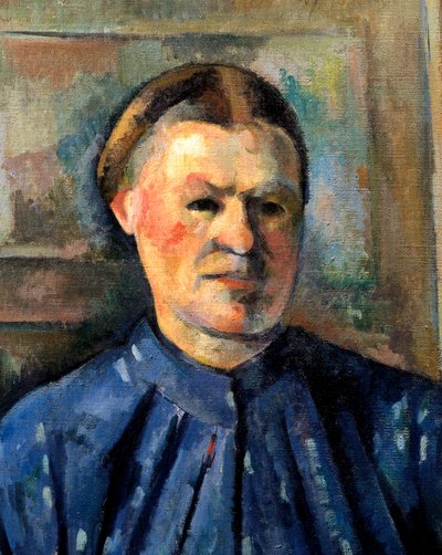 Kadın ve kahve makinesi (detay) 1890-95 (tuval üzerine yağlı boya) by Paul Cézanne