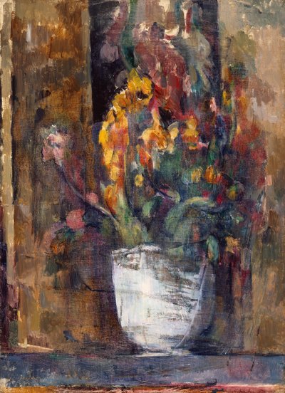 Vazo Çiçek, c.1897-98 (tuval üzerine yağlı boya) by Paul Cézanne
