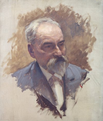 André Theuriet (1833-1907) (tuval üzerine yağlı boya) by Paul Chabas