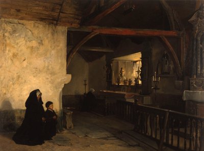 Plouha yakınlarındaki bir balıkçı kilisesi by Paul Chardin