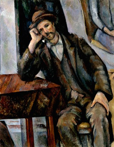 Bir Sigara İçen, 1890-1892. by Paul Cézanne