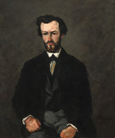 Antony Valabregue, 1866. by Paul Cézanne