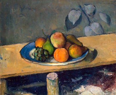 Elmalar, Armutlar ve Üzümler, 1879-1880. by Paul Cézanne