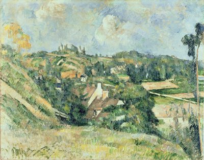 Auvers-sur-Oise, seen from the Val Harme, 1879-82  by Paul Cézanne