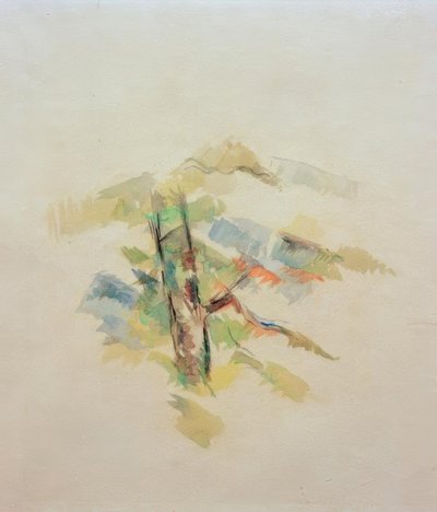 Ağaç çalışması by Paul Cézanne