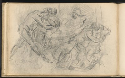 Karnaval Sahnesi, 18851888. by Paul Cézanne