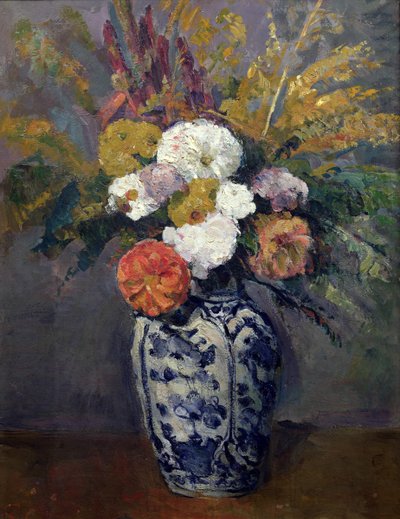 Yıldızçiçekleri, c.1873 by Paul Cézanne
