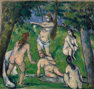 Beş Yıkanan by Paul Cézanne