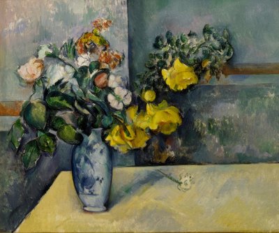 Vazoda Çiçekler by Paul Cézanne